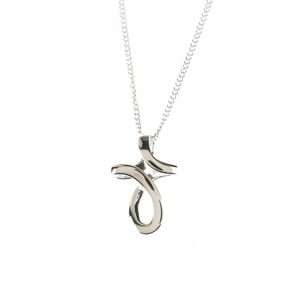 Necklace Silver Plated Eternity Mobius Cross 18 Inch Chain - 714611178002 - 73-3039P Necklace Silver Plated Eternity Mobius Cross 18 Inch Chain - 714611178002 - 73-3039P