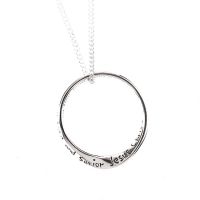 Necklace Silver Plated Inspiring 2 Peter 3:18, 18 Inch Chain Pack of 2