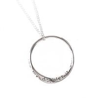 Necklace Silver Plated Inspiring John 13:35, 18 Inch Chain Pack of 2