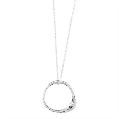 Necklace Silver Plated Matthew 7:7 Mobius Ring 18 Inch (Pack of 2) - 603799000246 - 35-4706 Necklace Silver Plated Matthew 7:7 Mobius Ring 18 Inch (Pack of 2) - 603799000246 - 35-4706