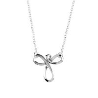 Necklace Silver Plated Mobius Angel 18" Chain