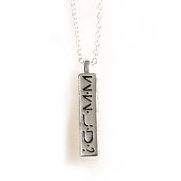 Necklace Silver Plated WWJD? 4-Sided 18 Inch Chain Pack of 2