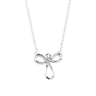 Necklace Sterling Silver Mobius Angel 18" Chain - 714611188278 - 73-2541