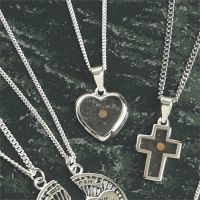 Necklace Sterling Silver Mustard Seed Heart 18 Inch Chain Gift Box