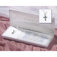 Necklace Sterling Silver Necklace 12mm Crucifix 13 Inch Boy