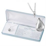 Necklace Sterling Silver No Tears Urn 24 Inch Chain