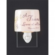 3pk -Nite Light-4.5 Inch Ceramic-A Friend Loves (Pack of 3)