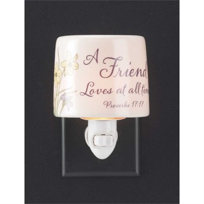 Nite Light-4.5 Inch Ceramic-A Friend Loves (Pack of 3) - 603799212717 - NL-203
