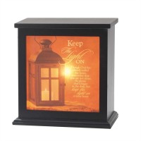 Nitelight Box MDF Black 8x8" Keep the Light on Nitelight Box MDF Black 8x8" Keep the Light on