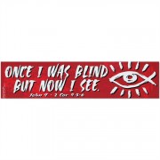 6pk -Once I Was Blind But Now I See Magnet Sterling Pack of 6