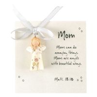 Ornament Resin 1.75 Inch Mom Pack of 3