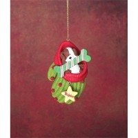 4pk -Ornament Resin 3 Inch Puppy Pack of 4 4pk -Ornament Resin 3 Inch Puppy Pack of 4