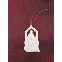 3pk -Ornament Resin Holy Family Christmas Pack of 3
