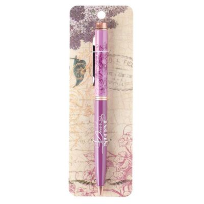 Pen Dear Mom Antique Brass/Lavender (Pack of 4) - 603799542692 - W-316