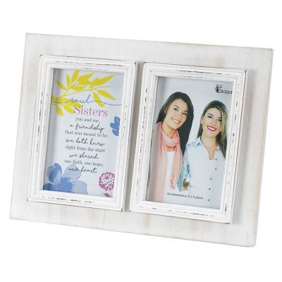 Photo Frame 11.5x8.5 Inch MDF Soul Sisters You and Me (Pack of 2) - 603799107143 - PFTTW-50