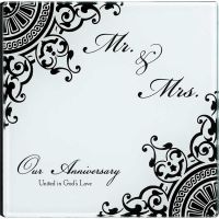 Photo Frame Album Glass Our Anniversary Pack of 2