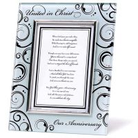 Photo Frame Glass Anniversary Pack of 2