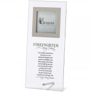 3pk -Photo Frame Glass Firefighter Pack of 3