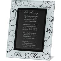 Photo Frame Glass Our Anniversary Pack of 2