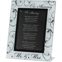 2pk -Photo Frame Glass Our Anniversary (Pack of 2)