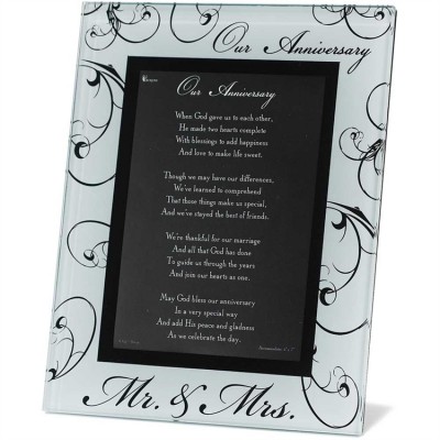 Photo Frame Glass Our Anniversary Pack of 2 - 603799428682 - PFG-30
