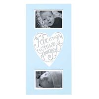 Photo Frame MDF 19 Inch For This Child I Prayed Blue