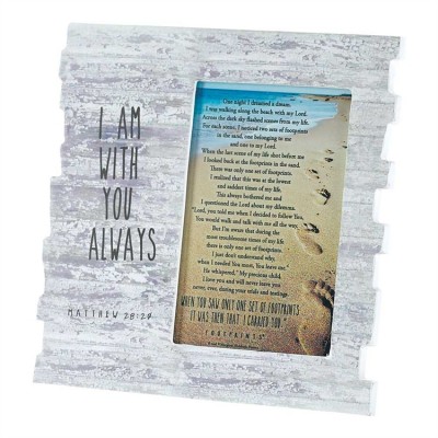 Photo Frame-MDF-8x8" I Am With You (Pack of 3) - 603799591614 - PFW-75