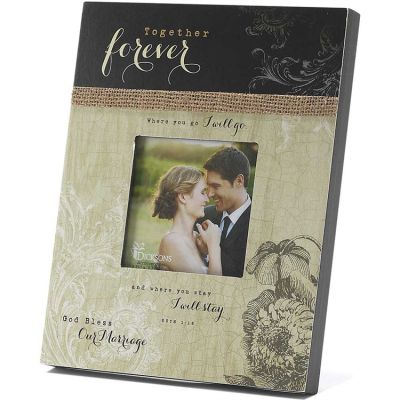 Photo Frame MDF Together Forever God Bless Our Marriage (Pack of 2) - 603799518154 - PFW-41