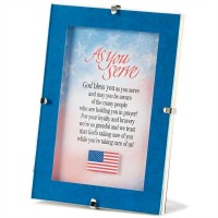 3pk -Photo Frame Tabletop Clip Soldier As You Serve Pack of 3