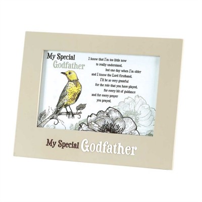 Photo Frame Tabletop Resin My Special Godfather (Pack of 2) - 603799007542 - PFR-506