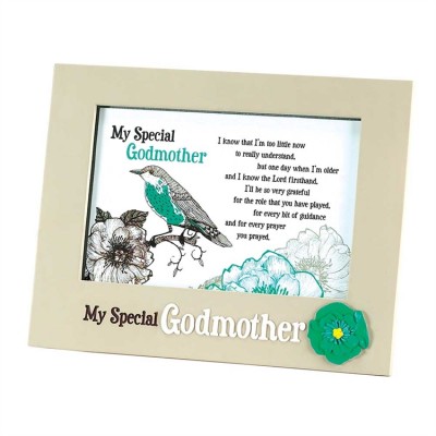 Photo Frame Tabletop Resin My Special Godmother (Pack of 2) - 603799007535 - PFR-505