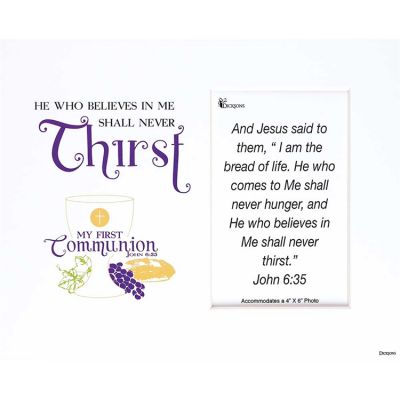 Photo Mat 8x10 First Communion (Pack of 3) - 603799006446 - ACFP-246