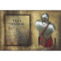 Plaque 8x12 Full Armor of God Ephesians 6:1-17 Pack of 2