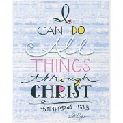 2pk -Plaque Can Do All Things Through Christ Philippians 4:13 (Pack of 2) 2pk -Plaque Can Do All Things Through Christ Philippians 4:13 (Pack of 2)