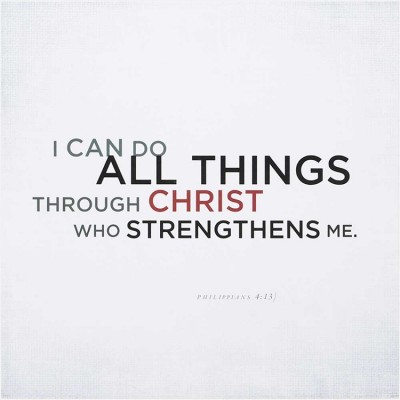 Plaque I Can Do All Things Through Christ Philippians 4:13 - 603799515740 - PLK1212-1061