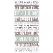 Plaque - Lord's Prayer - 10 x 20 inch