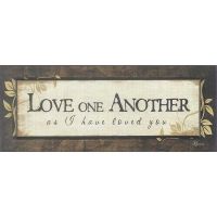Plaque Love One Another as I Loved You