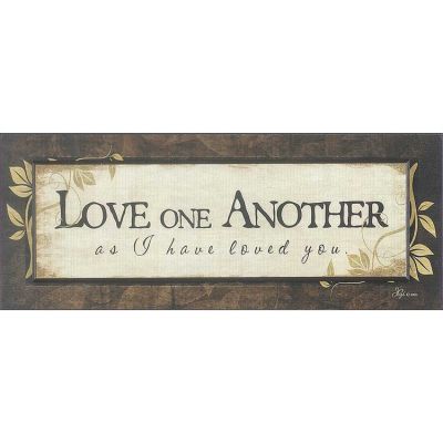 Plaque Love One Another as I Loved You - 603799535625 - SPLK818-419