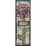 2pk -Plaque Loved Flower (Pack of 2) 2pk -Plaque Loved Flower (Pack of 2)