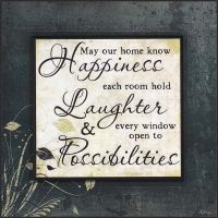 Plaque May Your Home Know Happiness