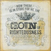 Plaque MDF Crown Of Right by Bethany Berndt-Shackelford, 12 x 12in