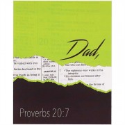 2pk -Plaque MDF Dad The Righteous Man Walks Proverbs 20:7.8 (Pack of 2)