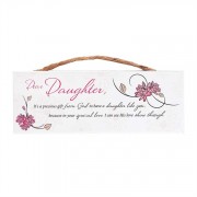 2pk -Plaque MDF Dear Daughter -Its a Precious Gift from God (Pack of 2)
