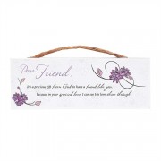 2pk -Plaque MDF Dear Friend -Its a Precious Gift from God (Pack of 2)