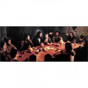 Plaque MDF Eat and Drink At My Table, Luke 22:29 30, 19 x 8"