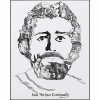 2pk -Plaque MDF Face of Christ Psalm 105:4 (Pack of 2)