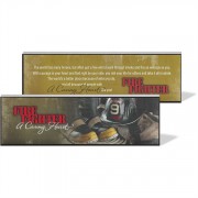 2pk -Plaque MDF Firefighter (Pack of 2)