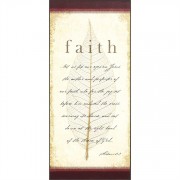 2pk -Plaque MDF Hebrews 12:2 Perfecter Of Faith (Pack of 2)