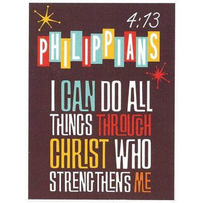 Plaque MDF I Can Do All Things Through Christ Strengthens Me 2pk - 603799579933 - PLK68-84