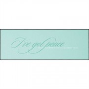 2pk -Plaque MDF I've Got Peace (Pack of 2)